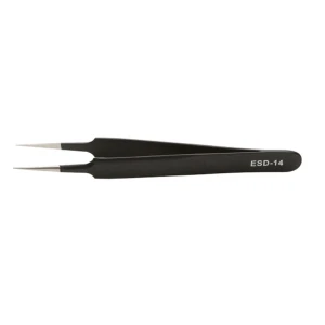 Antistatické pinzety ESD-14 pre presnú prácu v elektronike