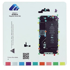 Magnetická doska na organizáciu skrutiek iPhone 4 od satkit