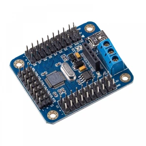 16-kanálová riadiaca doska serv Arduino pre elektronické projekty