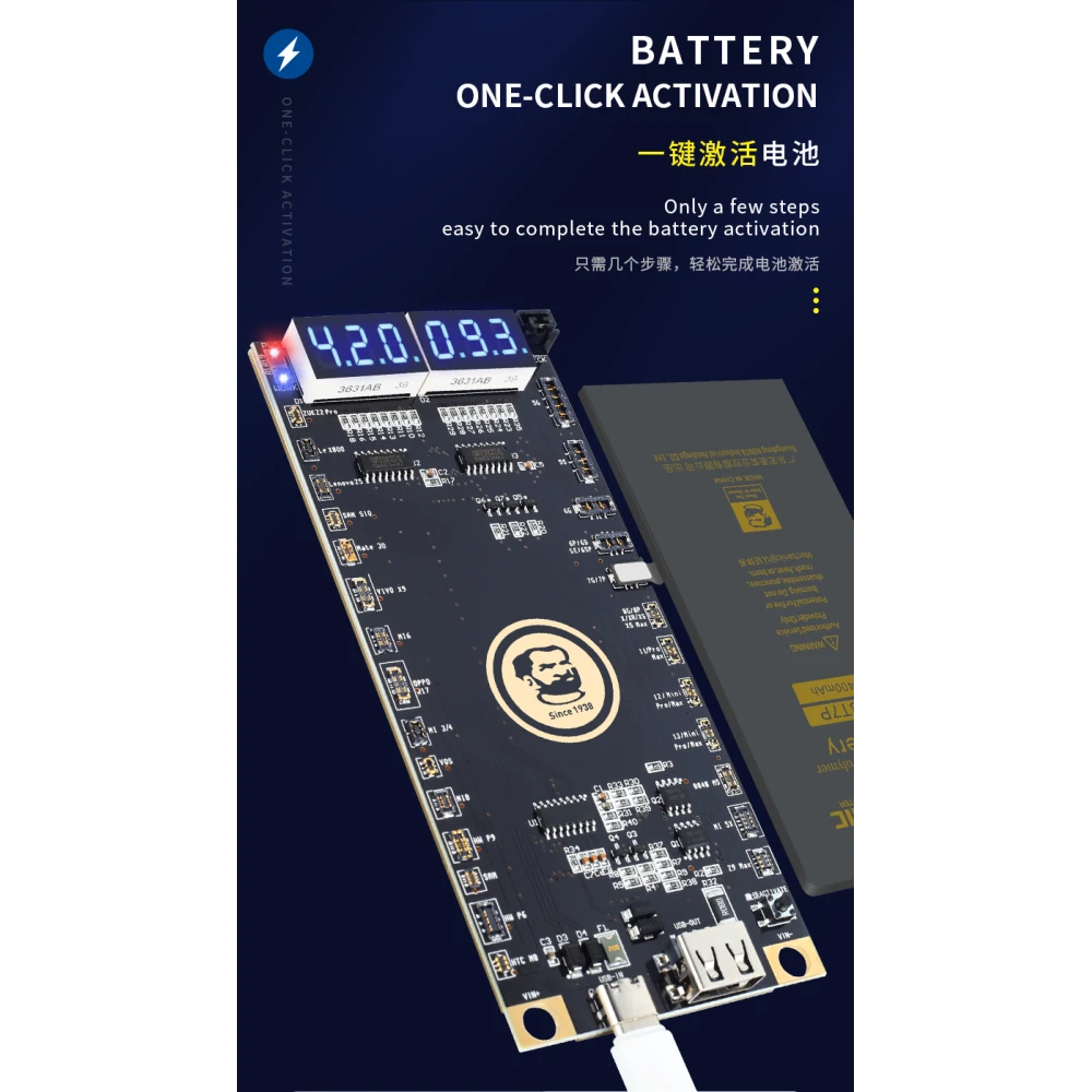 Doska na aktiváciu batérie Mechanic BA27 pre iPhone a Android