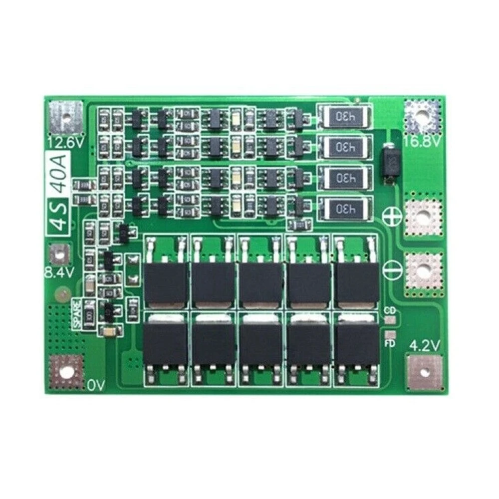 Vyrovnávacia ochranná doska PCB 4S 40A pre lítiovú batériu