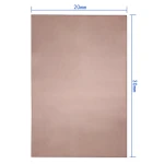 PCB doska s meďou 20x30cm jednostranná z FR4 sklolaminátu pre DIY