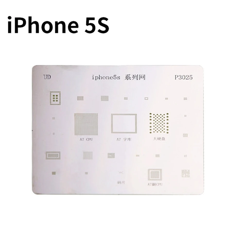 Stencil doska IC iPhone 5S na profesionálnu opravu so šablónou reballing