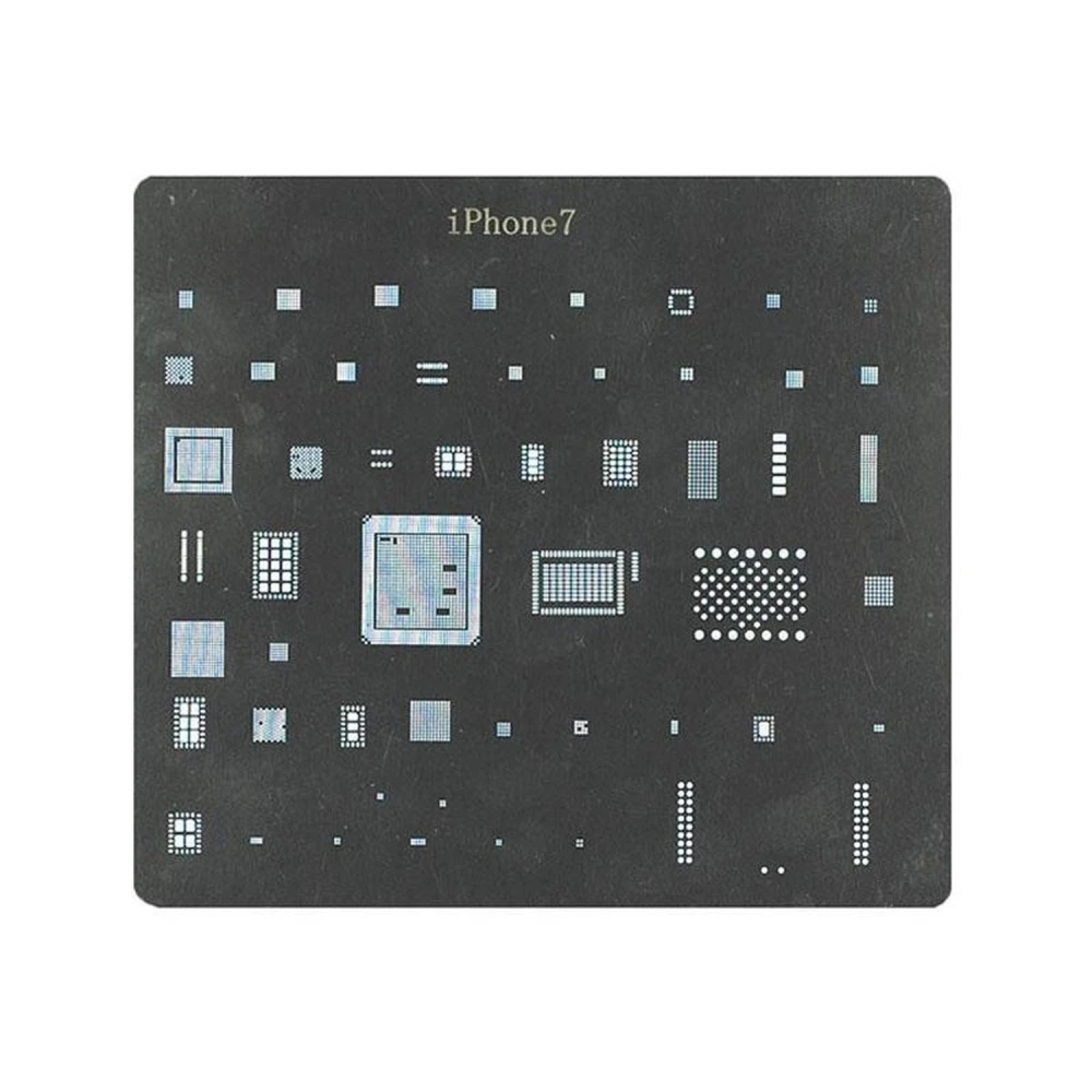 Stencil IC doska iPhone 7 - BGA reballing šablóna na presnú opravu