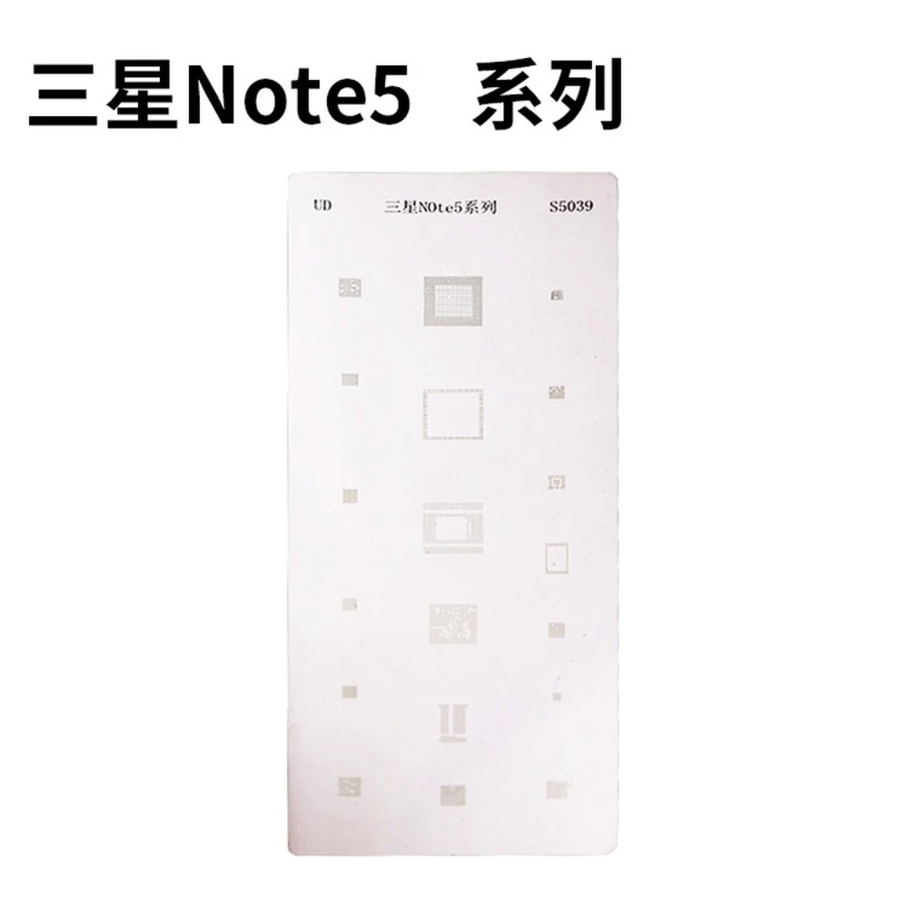 Stencil doska Samsung Note 5 na reballing IC s profesionálnou presnosťou