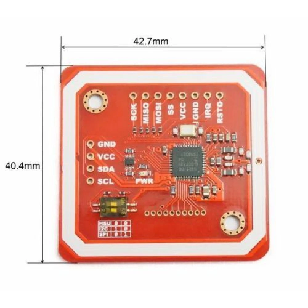 Conexión del módulo PN532 NFC RFID con Arduino y Sensor Shield