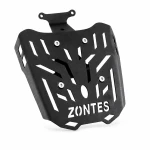 Zadný Nosič Zontes 150X / 125X — Železná Paketová Mriežka 4 mm, Čierna