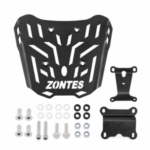 Zadný Nosič Zontes 150X / 125X — Železná Paketová Mriežka 4 mm, Čierna