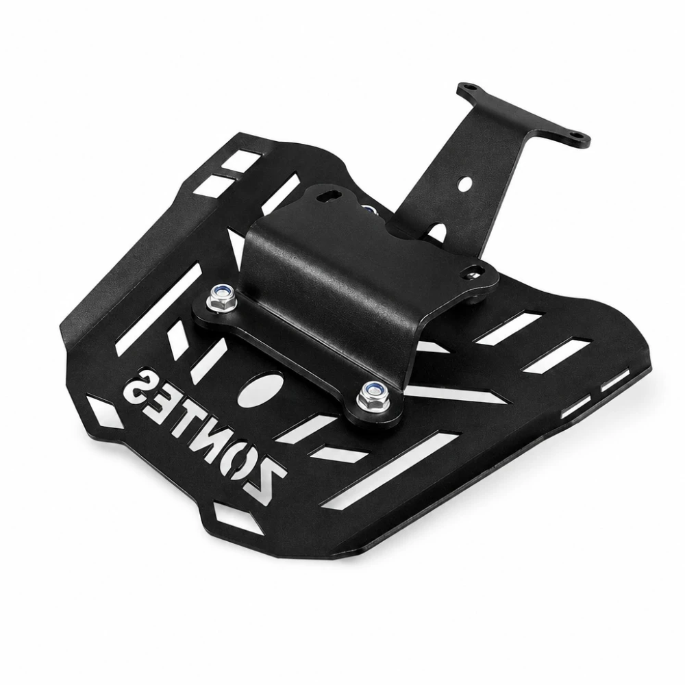 Zadný Nosič Zontes 150X / 125X — Železná Paketová Mriežka 4 mm, Čierna