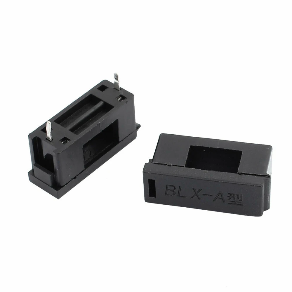Držiak poistky BLX-A pre poistku 5x20mm s výklopným krytom