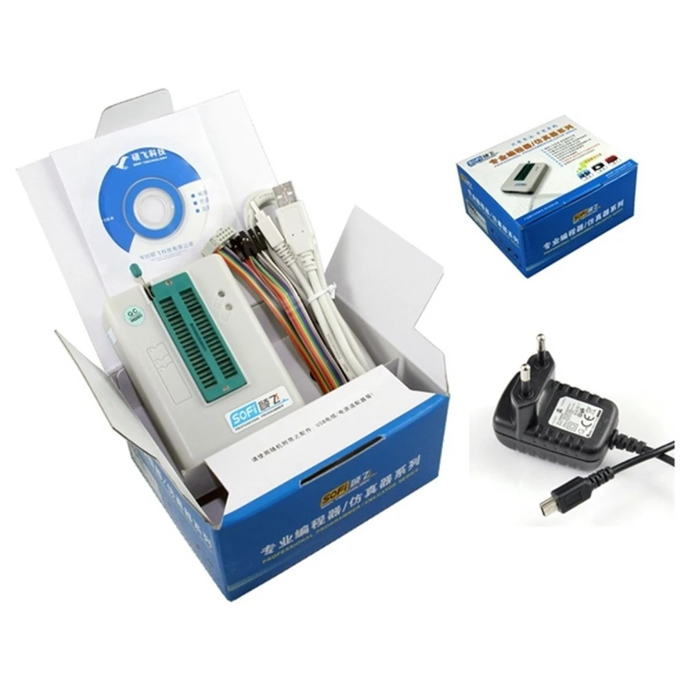 Univerzálny USB programátor Sofi SP8-A ISP pre EEPROM a Flash