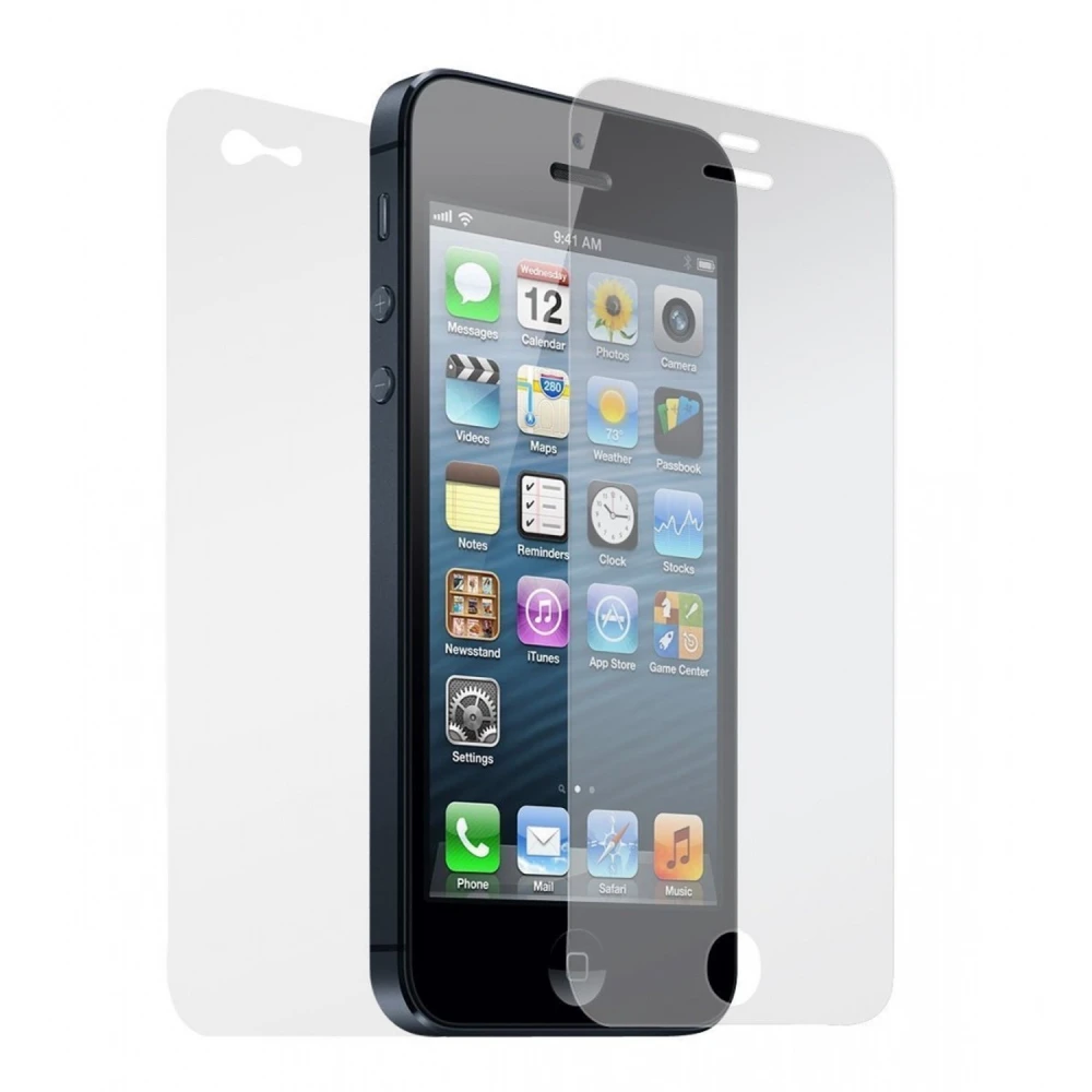 Ochranné sklo iPhone 5/5s proti poškriabaniu predné a zadné