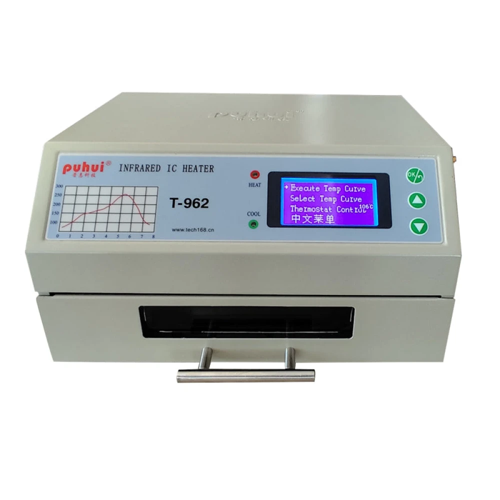 Puhui T-962 V2.0 infračervená reflow pec na PCB a SMD BGA
