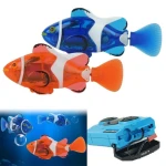 RC Mini Clown Fish: Elektrická hračka klaun rybka s infračerveným ovládaním