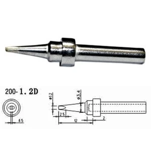 Náhradný hrot spájkovačky Mlink S4 MOD 200-1,2D kompatibilný s viacerými stanicami