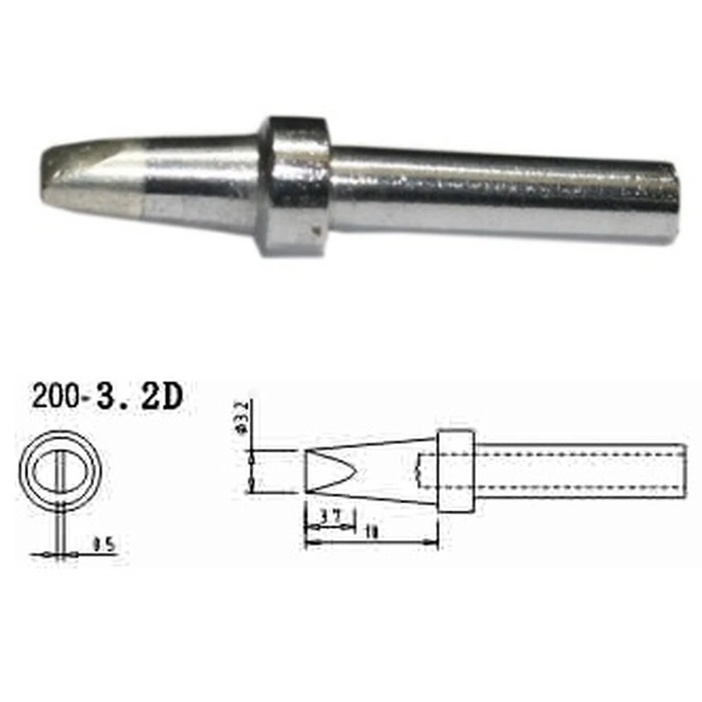 Náhradný hrot spájkovačky Mlink S4 MOD 200-3,2D pre spájkovacie stanice