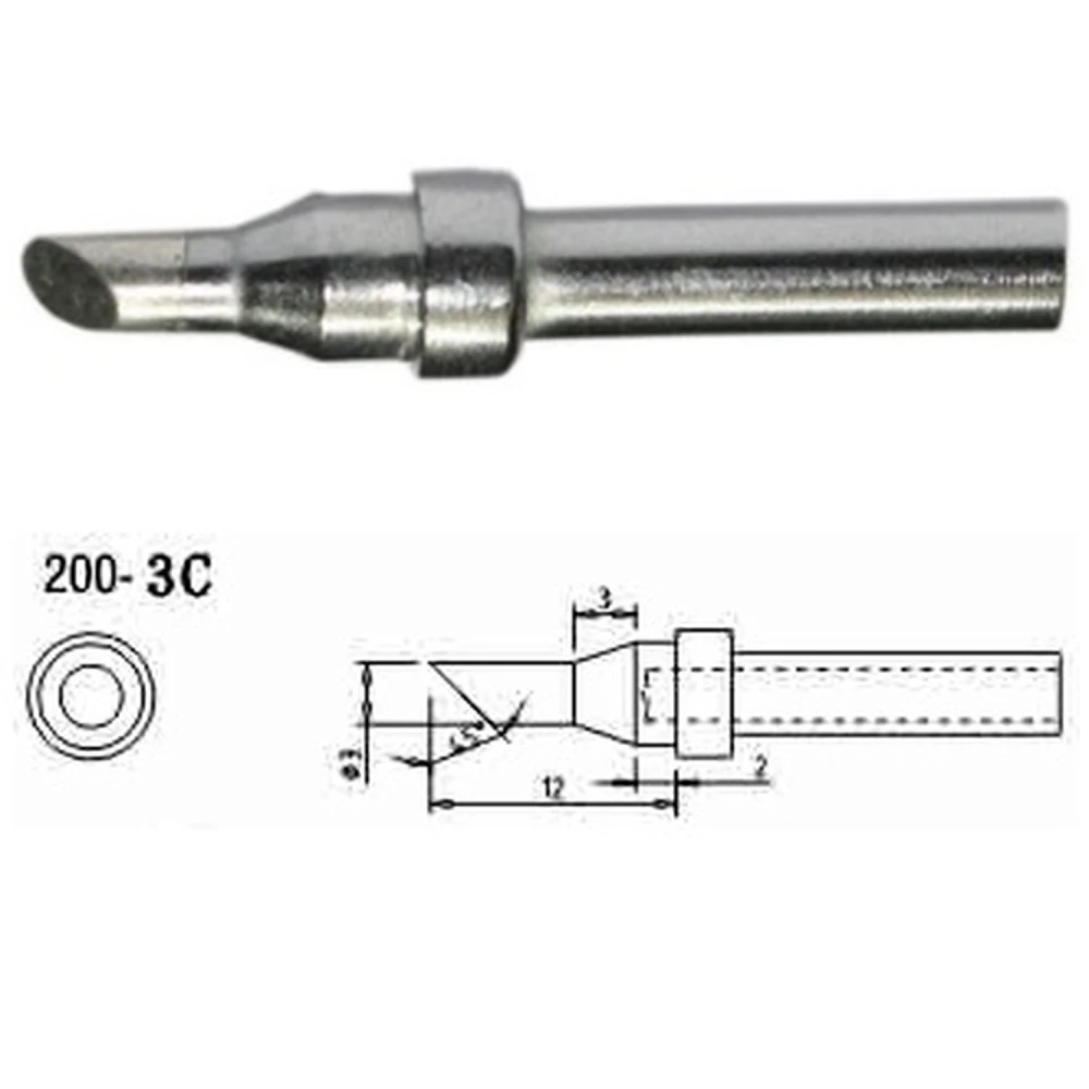 Náhradný hrot spájkovačky Mlink S4 MOD 200-3C pre spájkovacie stanice