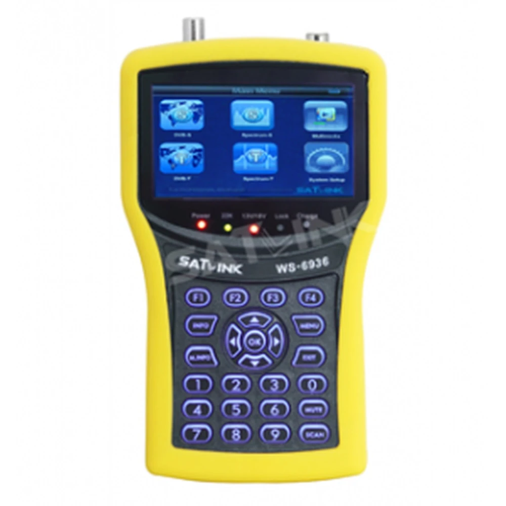 Satlink WS-6936 satelitný a DVB-T merač 4,5 so spektrálnym analyzátorom
