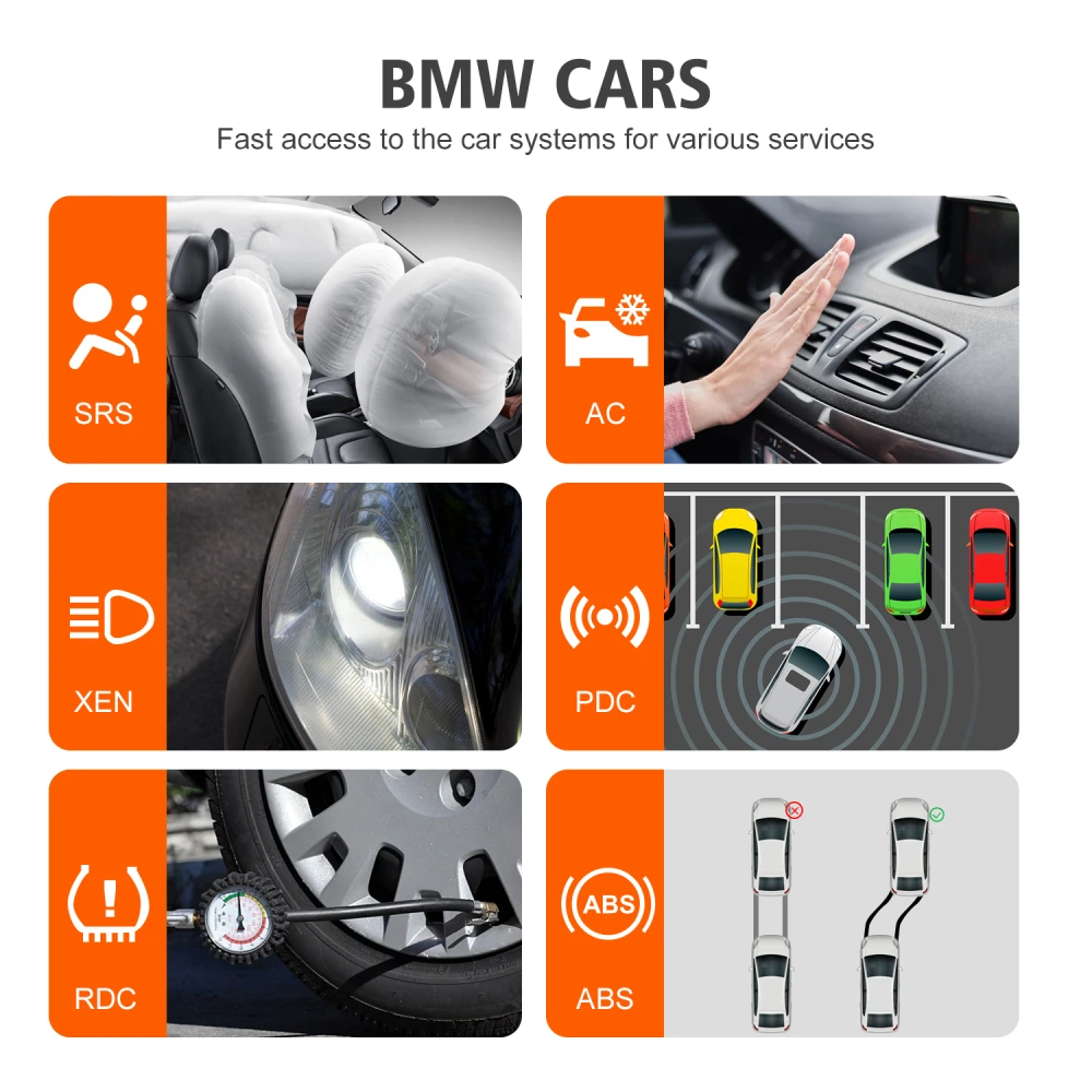 BMW diagnostický skener Konnwei KW480 – OBD2 nástroj pre BMW