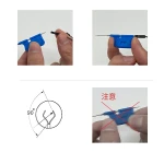 SDK08 testovacie klipy pre mikrochip - balenie 10 ks