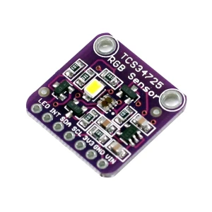 satkit RGB farebný senzor TCS34725 pre Arduino s IR filtrom a bielou LED