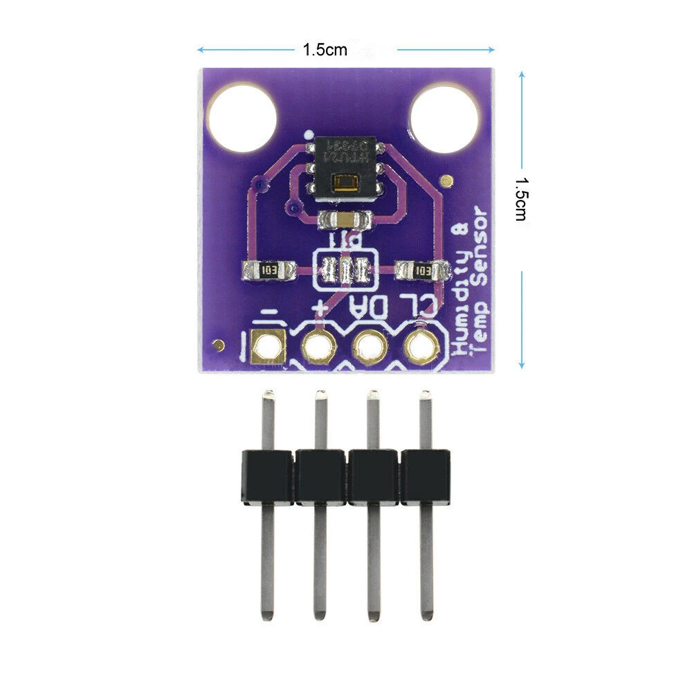 Módulo Sensor de Temperatura y Humedad compatible con Arduino para reemplazo SI7021