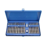 Sada 40 ks bitov Torx a HEX Bit 1/2'' 3/8'' na auto