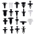 Clips retenedores para parachoques y defensas en set automoción