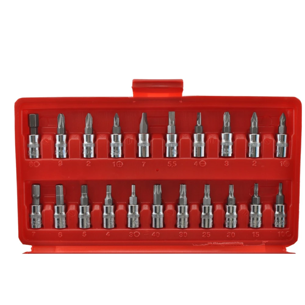 Sada 1/4 hex bit nástrčných kľúčov 46 ks TSX TOOL na auto a dielňu