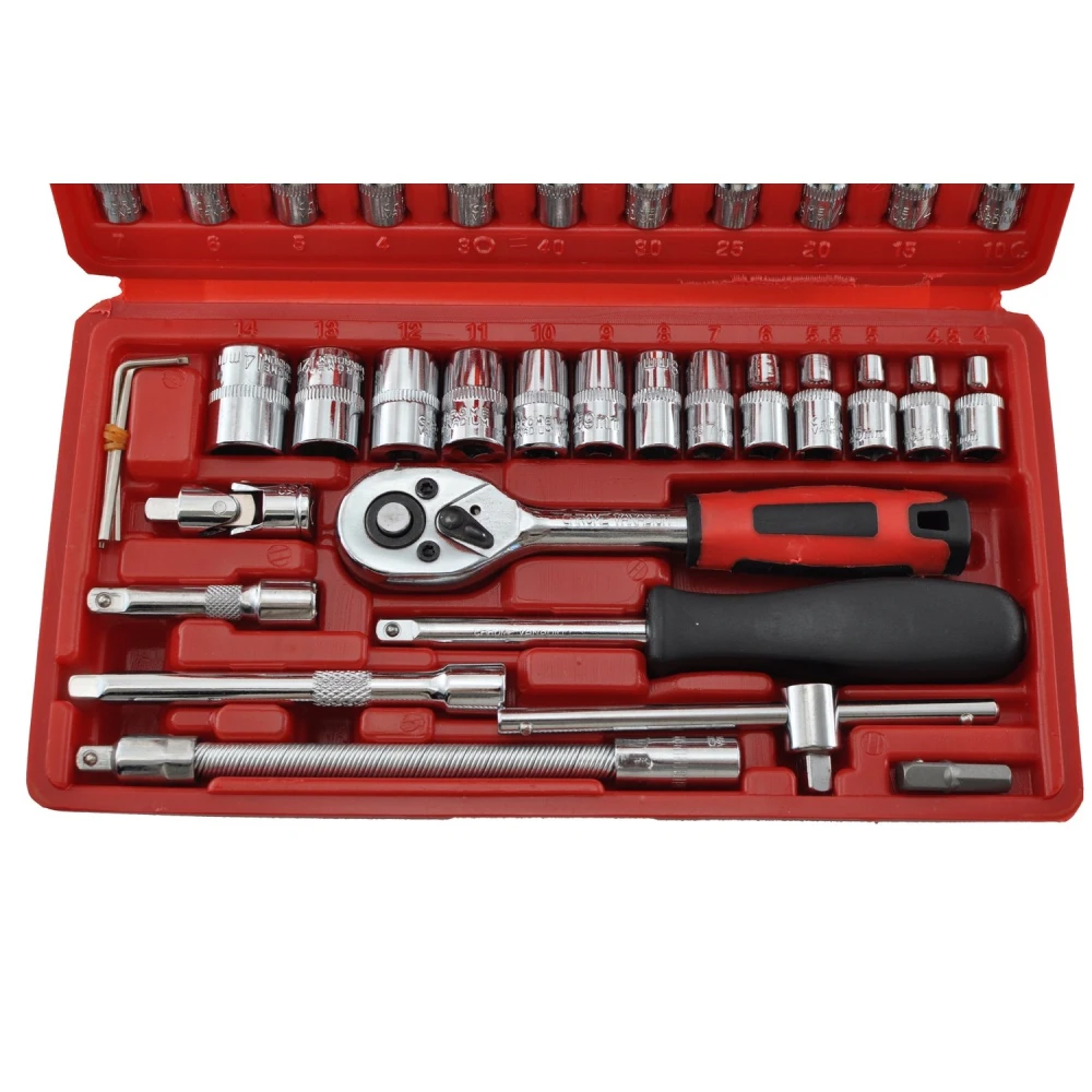 Sada 1/4 hex bit nástrčných kľúčov 46 ks TSX TOOL na auto a dielňu