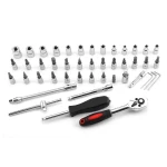 Sada 1/4 hex bit nástrčných kľúčov 46 ks TSX TOOL na auto a dielňu