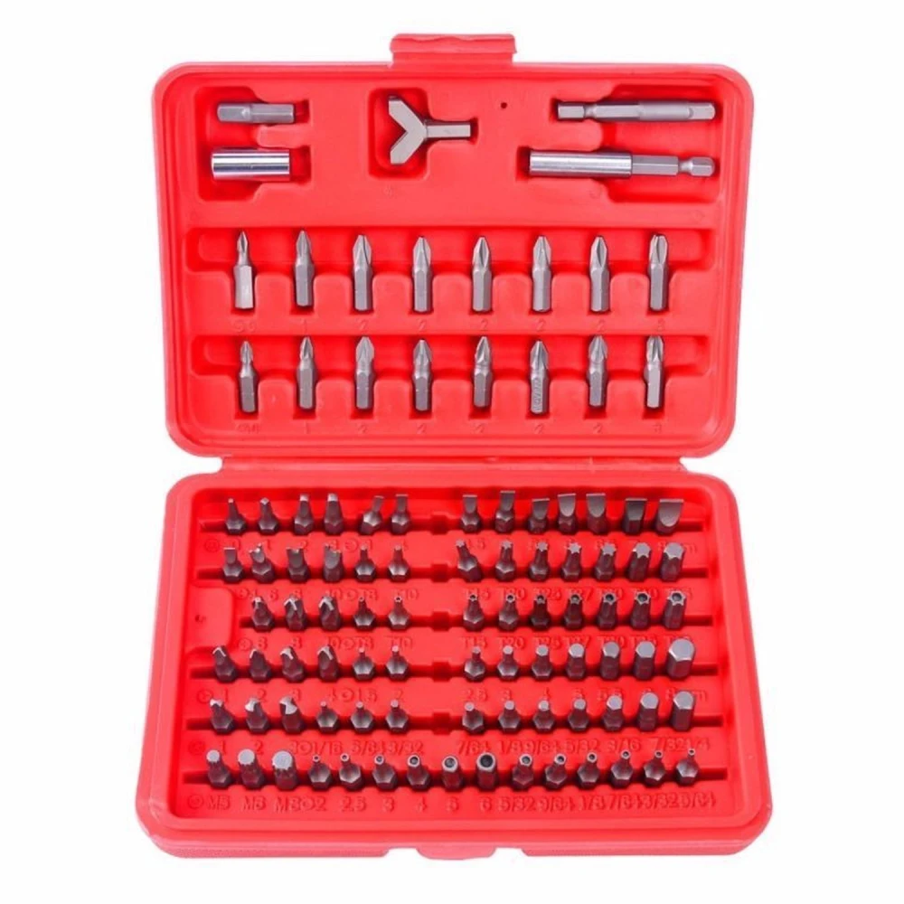 Magnetická sada bitov 100 ks TSX TOOL - Hex a Torx