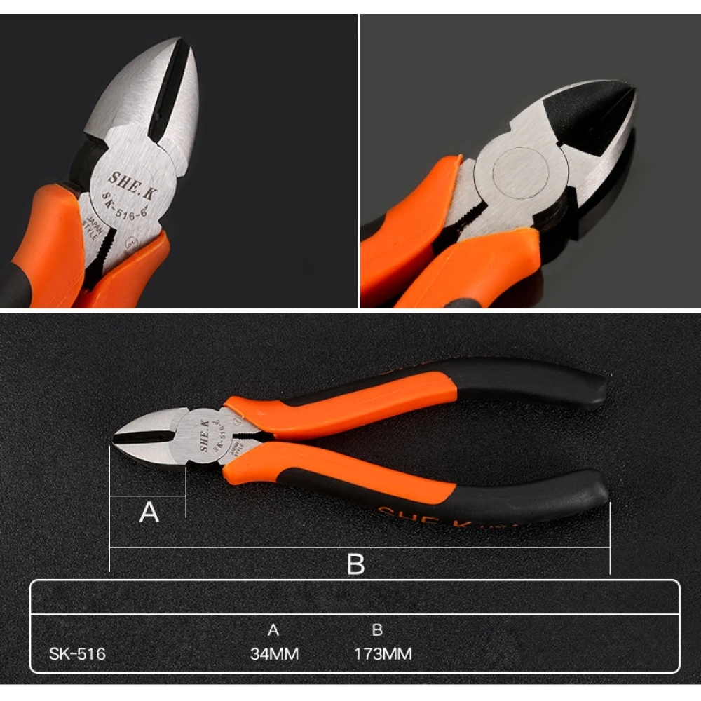 SK-516 173mm bočné diagonálne kliešte s vysokou silou TSX TOOL