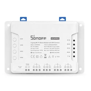 Sonoff 4CH Pro R3 WiFi spínač 4 kanály pre smart domácnosť s Alexa a Google Home