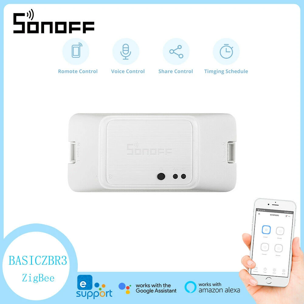 Sonoff Basic Zbr3 Zigbee spínač - bezdrôtový modul pre Smart Home