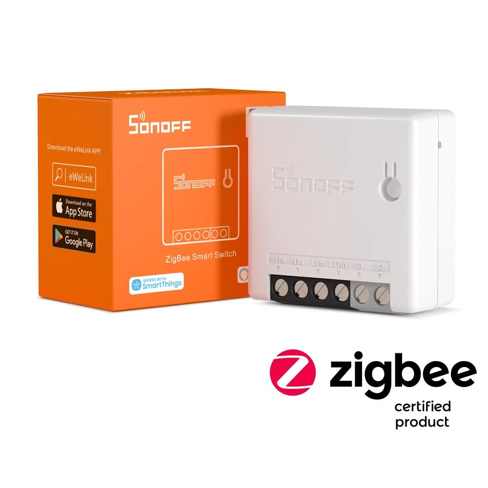 SONOFF ZBMINI ZigBee inteligentný mini vypínač na ovládanie svetla 2-cestne
