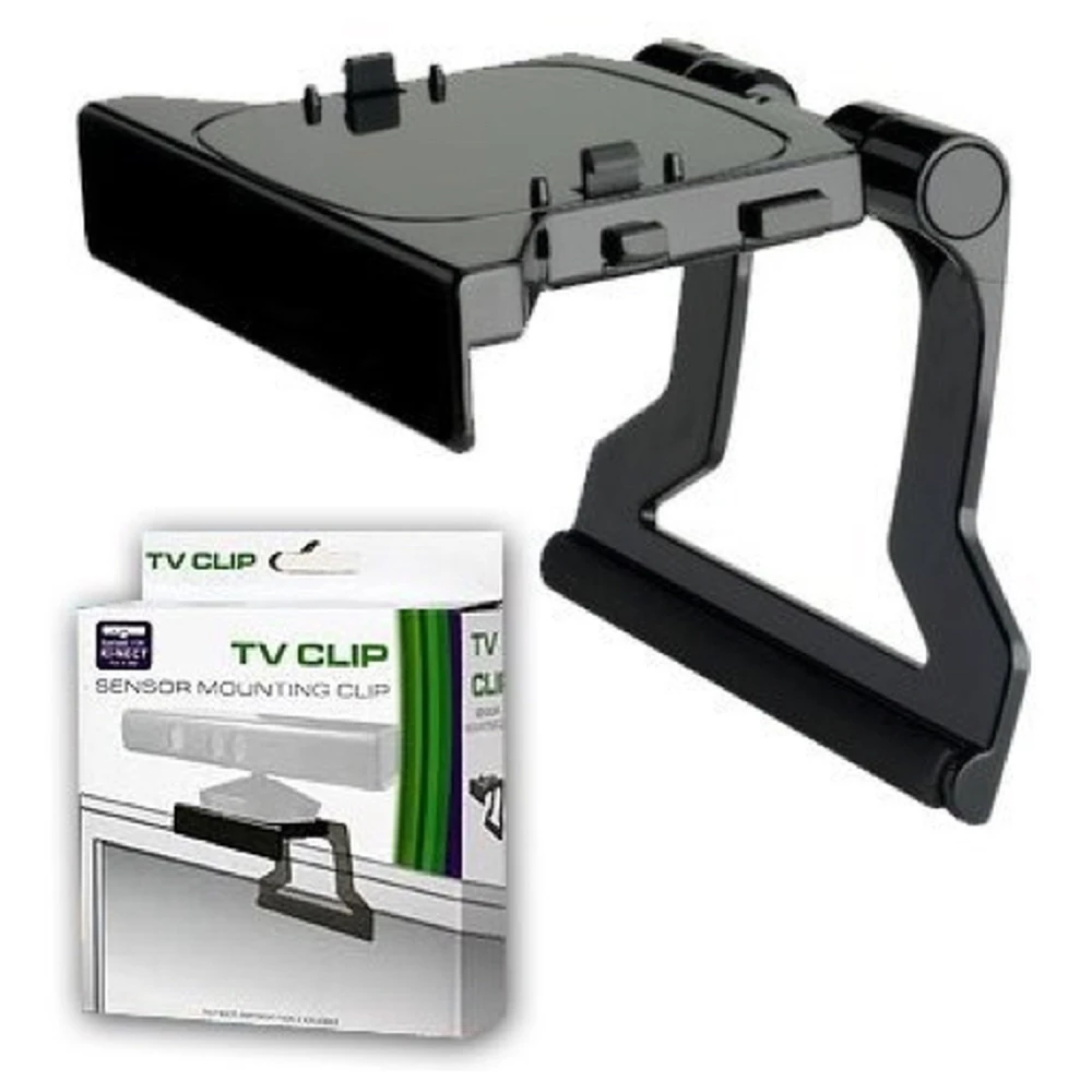 Držiak Kinect Xbox 360 na TV s čiernym klipom
