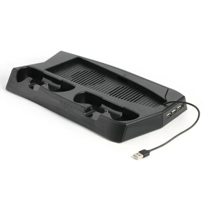 Vertikálny nabíjací stojan s ventilátorom kompatibilný s Playstation 5 PS5 DE/UHD