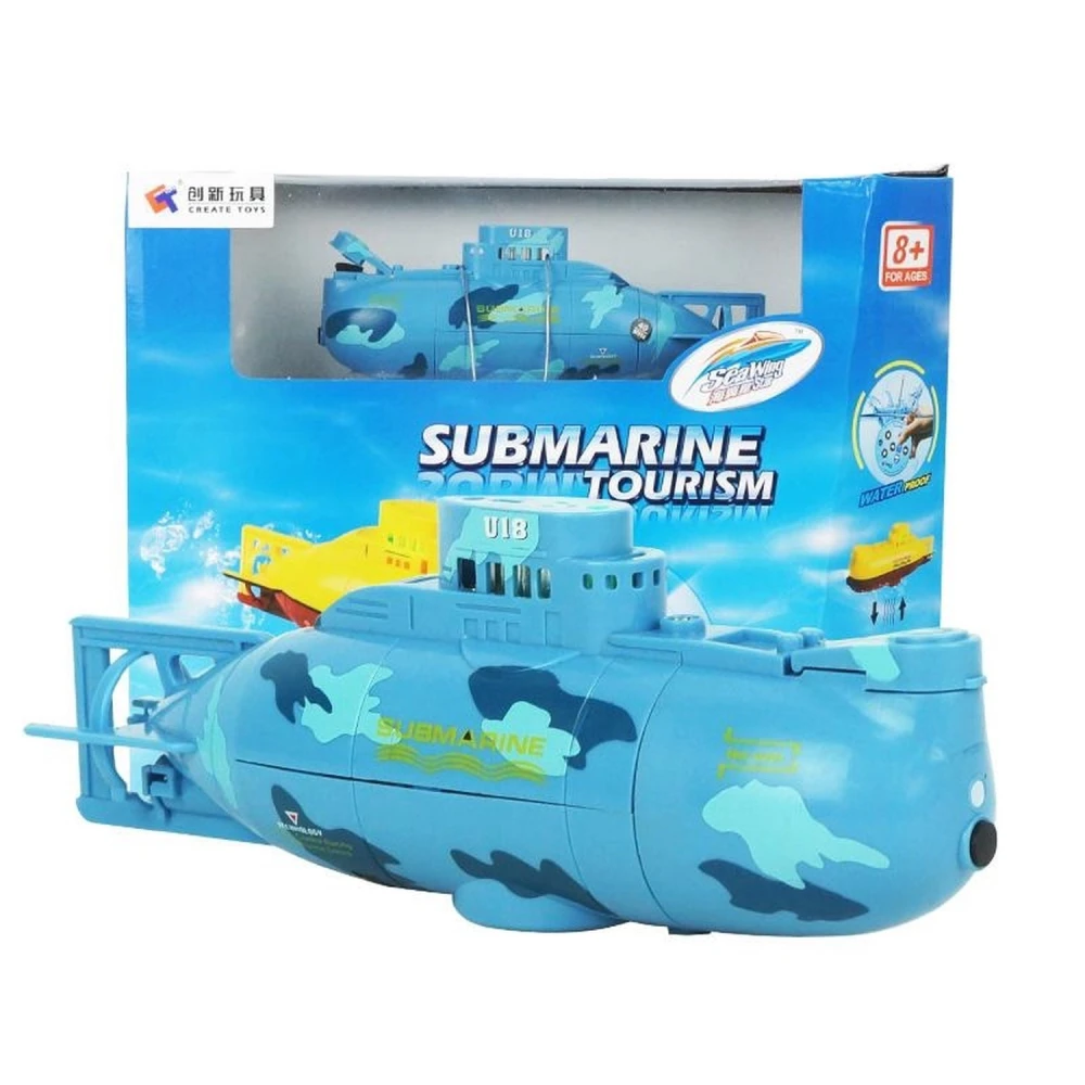 RC mini ponorka 3 kanály - Rc Micro Submarine modrá Satkit