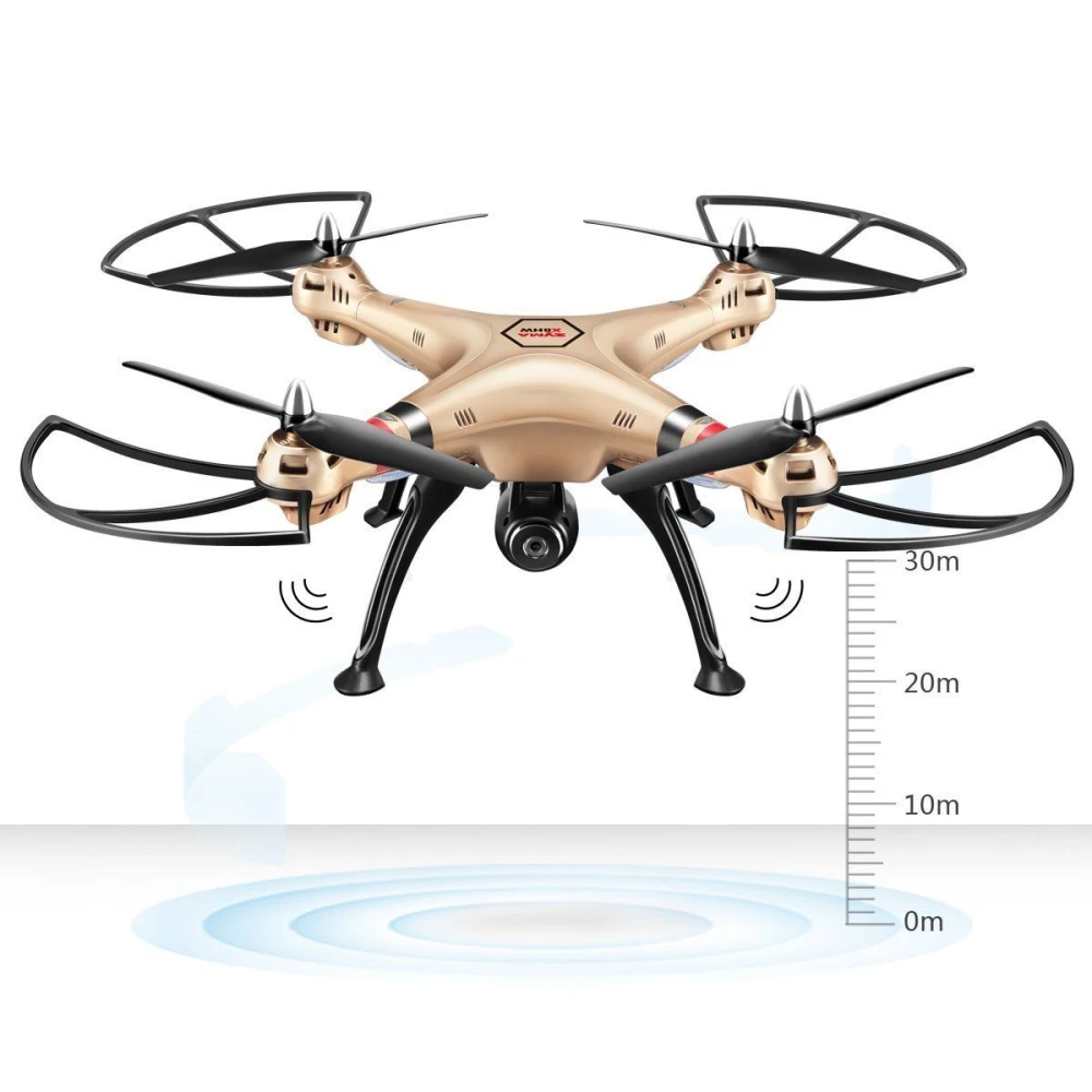 Syma X8hw dron kvadrokoptéra FPV s HD WiFi kamerou v reálnom čase