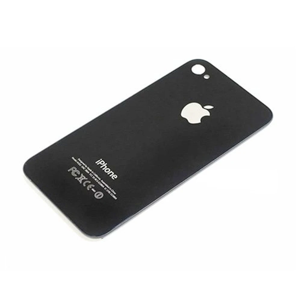 Sklenený zadný kryt iPhone 4S čierny - originálny diel Satkit