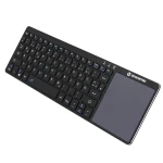 Bezdrôtová klávesnica 2.4GHz s touchpadom pre Smart TV a PC, ultra tenká a prenosná