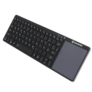 Bezdrôtová klávesnica 2.4GHz s touchpadom pre Smart TV a PC, ultra tenká a prenosná