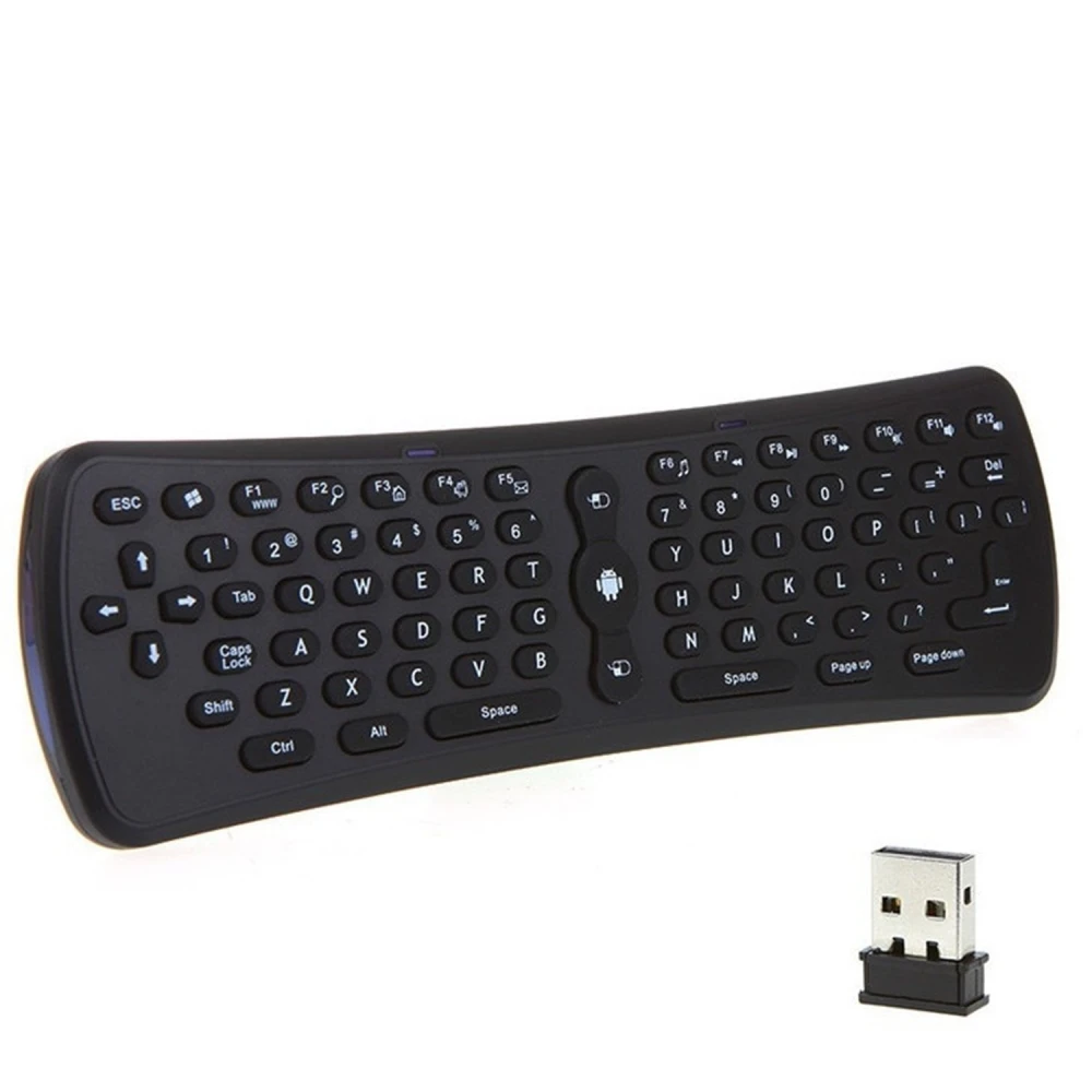 Bezdrôtová klávesnica air mouse T6 pre Android TV s ovládaním 3 v 1