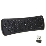 Bezdrôtová klávesnica air mouse T6 pre Android TV s ovládaním 3 v 1