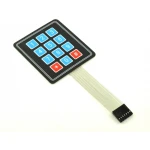 Flexibilná maticová klávesnica 4x3 kompatibilná s Arduino pre elektronické projekty