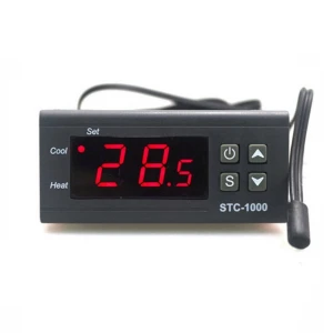 Digitálny termostat 220V STC-1000 s reguláciou chladu a tepla pre inkubátory a akváriá