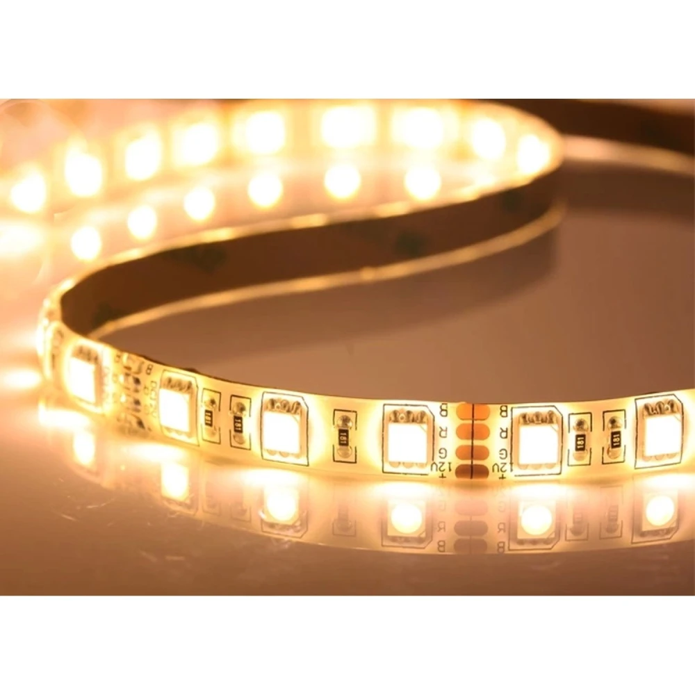 LED pás 12V teplá biela 5 metrov SMD5050 60LED/m 14W do interiéru aj exteriéru