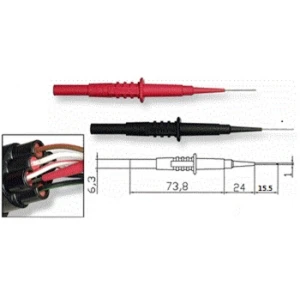 Amass TP4155 skúšobná sonda s hrotom 1mm pre banana 4mm od Amass