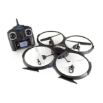 U818A kvadrokoptéra s HD kamerou, 2,4GHz, 4 kanály a gyroskopom